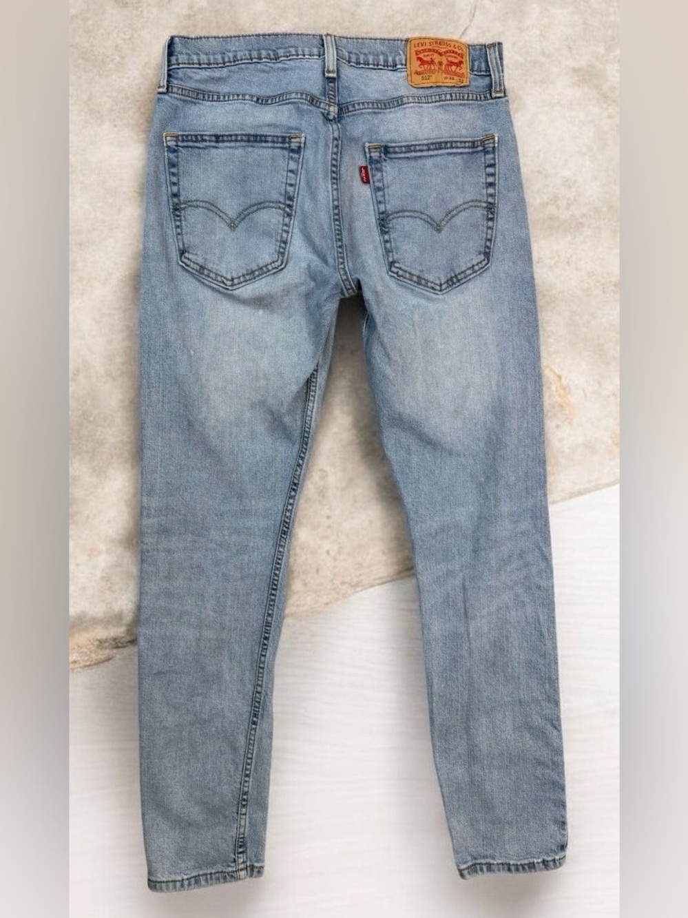 Levi's Light Blue Straight Leg Jeans